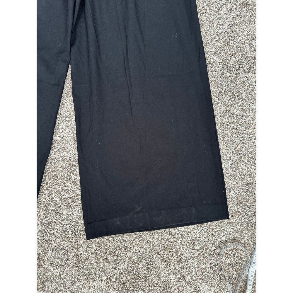 Good American Luxe Suiting Column Pleated Wide Leg Trousers Pants Flowy Size 16 - Picture 16 of 16